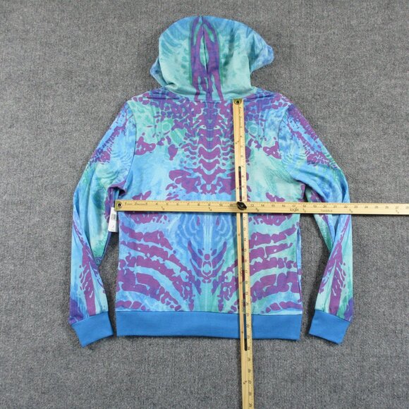 Disney Pandora Sweater Womens Small Blue Purple Pull Over Hoodie Animal Kingdom - Picture 8 of 11